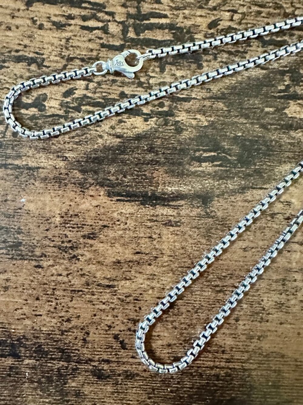 David Yurman Box Chain Necklace in Sterling Silver - 1.7mm - 20" - Picture 7 of 12